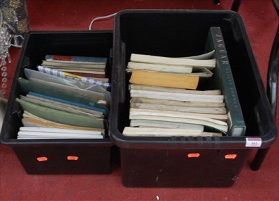 Lot 161 - Two boxes of motoring interest, largely being...