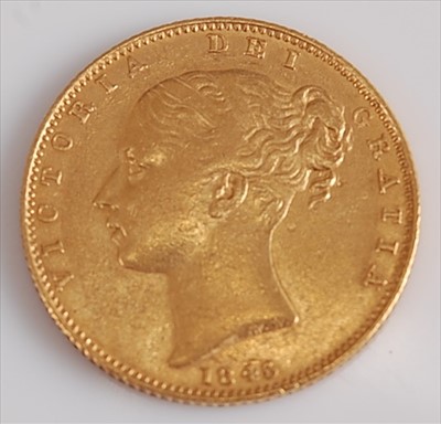 Lot 199 - Great Britain, 1845 gold full sovereign