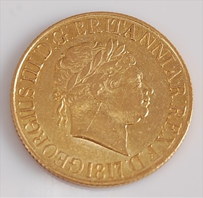 Lot 203 - Great Britain, 1817 gold full sovereign
