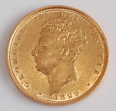 Lot 216 - Great Britain, 1829 gold full sovereign