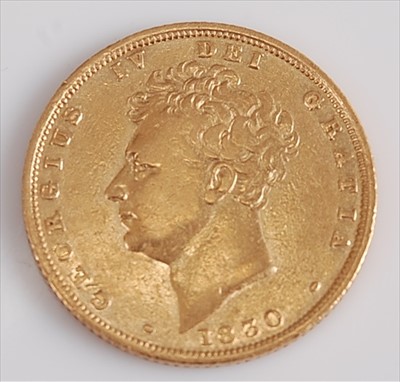 Lot 217 - Great Britain, 1830 gold full sovereign