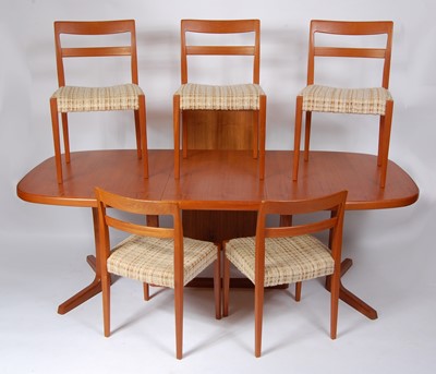 Lot 1314 - Svend Madsen - a 1960s Danish teak dining...