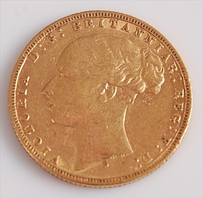 Lot 284 - Great Britain, 1874 gold full sovereign