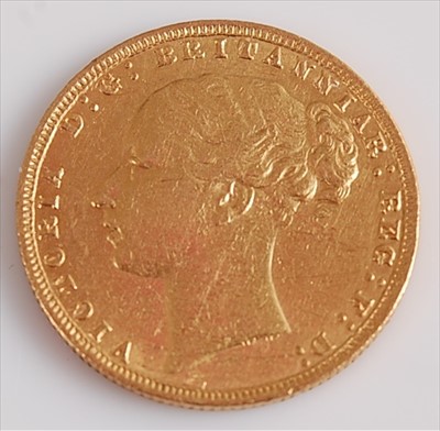 Lot 288 - Great Britain, 1876 gold full sovereign