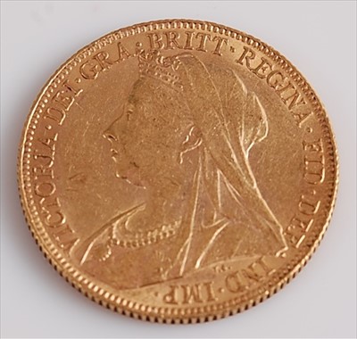 Lot 325 - Great Britain, 1898 gold full sovereign