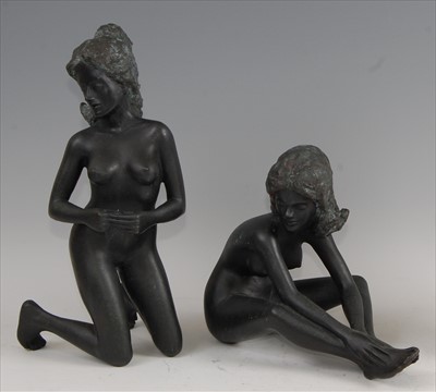 Lot 205 - C.F. Moore - a contemporary bronze model of a...