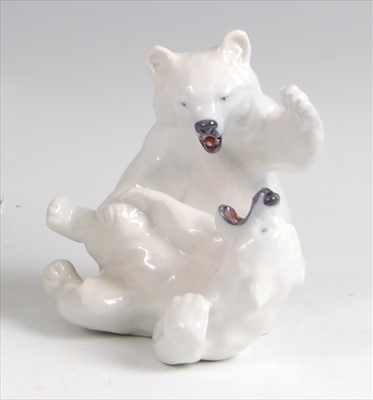 Lot 27 - Royal Copenhagen - a glazed porcelain figure...