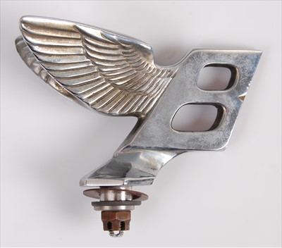 Lot 151 - An Art Deco Bentley 'Flying B' chrome car...