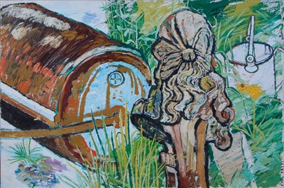 Lot 301 - John Bratby (1928-1992) - For Patti, oil on...