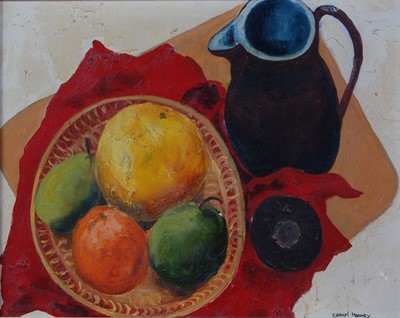 Lot 1006 - Carmel Mooney - Still Life Fruit in a Bowl...