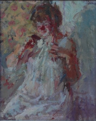 Lot 269 - Bernard Dunstan (1920-2017) - Girl in a...