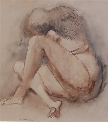 Lot 238 - Bernard Meninsky (1891-1950) - The Last Furrow,...