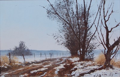 Lot 276 - Pamela Derry (1932-2002) - Country Lane in a...