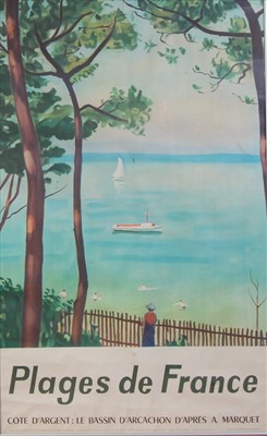 Lot 280 - A mid-20th century French colour lithographic...
