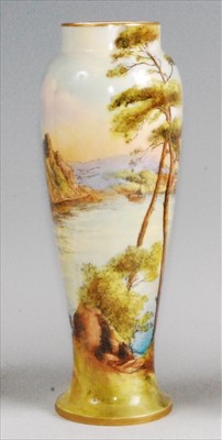 Lot 1064 - A Royal Worcester porcelain vase, shape...