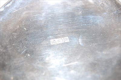 Lot 1339 - A Chinese 'silver' tea-for-two service,...