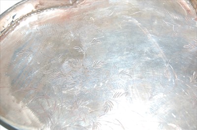 Lot 1339 - A Chinese 'silver' tea-for-two service,...