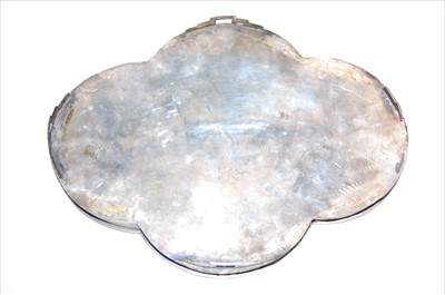 Lot 1339 - A Chinese 'silver' tea-for-two service,...