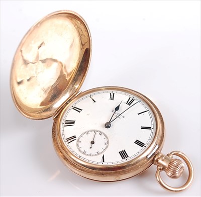 Lot 2148 - A Gents 9ct gold Elgin full hunter keyless...