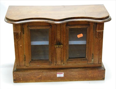Lot 7 - A Victorian mahogany apprentice piece...