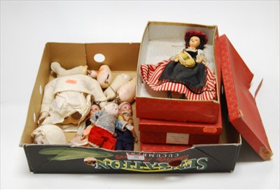 Lot 50 - Three boxed Peggy Nisbet model dolls, National...