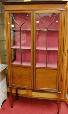 Lot 1109 - An Edwardian mahogany and satinwood strung...