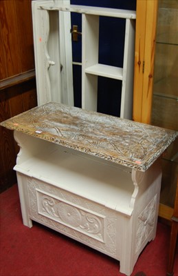 Lot 1110 - An early 20th century and later white painted...