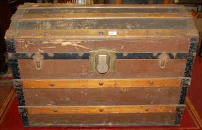 Lot 1167 - An early 20th century canvas, wooden and metal...