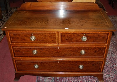 Lot 1199 - A circa 1900 plum-pudding mahogany and...