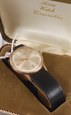 Lot 318 - A gent's Invicta 9ct gold cased mechanical...
