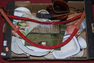 Lot 136 - Three boxes of miscellaneous items, to include...