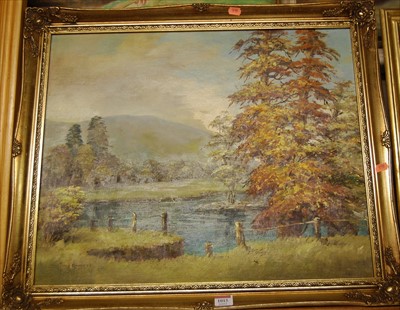 Lot 1015 - Dorothy Garrett (1908-2000) - The salmon pool,...