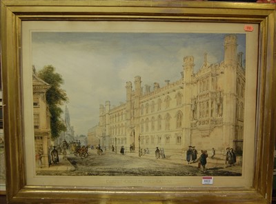 Lot 1022 - 19th century school - Corpus Christi College,...