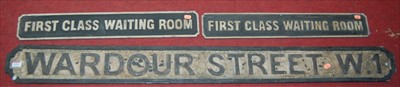 Lot 1256 - A reproduction painted street sign for Wardour...