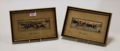 Lot 167 - A pair of Victorian woven silk Stevengraphs -...