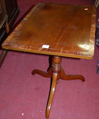 Lot 1263 - A 19th century mahogany and crossbanded...