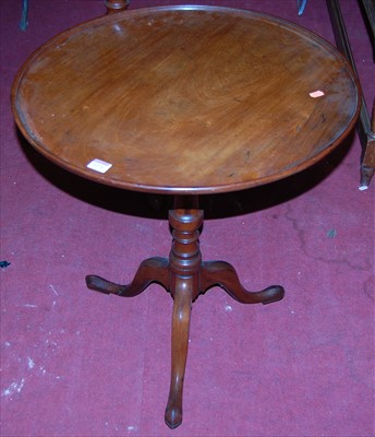 Lot 1271 - A 19th century mahogany circular dished...