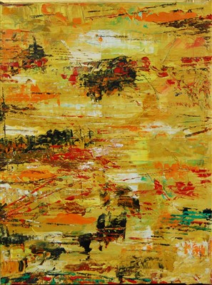 Lot 1036 - Contemporary school, untitled, pallet knife...