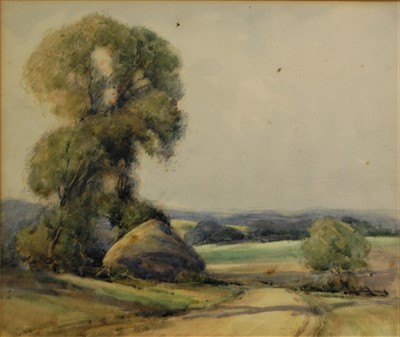 Lot 1038 - George Henry Downing - landscape scene,...