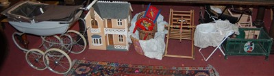 Lot 1279 - A collection of various dolls items, to...