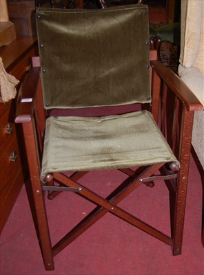 Lot 1304 - A set of four contemporary folding directors'...