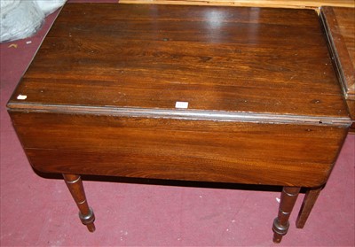 Lot 1335 - A 19th century stained walnut and elm round...