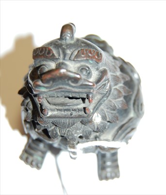 Lot 244 - A Chinese bronze incense burner ? in the form...