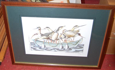 Lot 1080 - Assorted pictures and prints, to include...