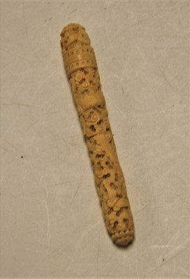Lot 251 - A 19th century Chinese Canton carved ivory...