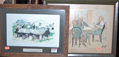 Lot 1101 - George Davey (1882-?) - A pre-historic tea...