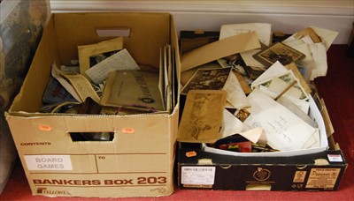 Lot 467 - Two boxes containing a quantity of mixed...