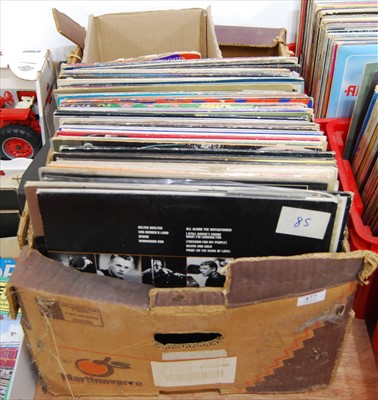 Lot 477 - A collection of various vinyl LPs and singles...