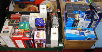 Lot 371 - Two boxes containing a quantity of diecast...