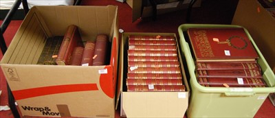 Lot 503 - Three boxes of bound volumes to include...
